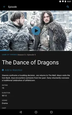 HBO Europa android App screenshot 5